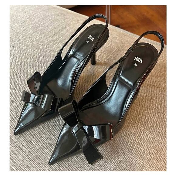 ZARA Pointed Toe Slingbacks NWT LAST ONE!!! - Picture 2 of 16